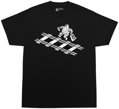 TRACK STEPPER SHIRTS - BLACK