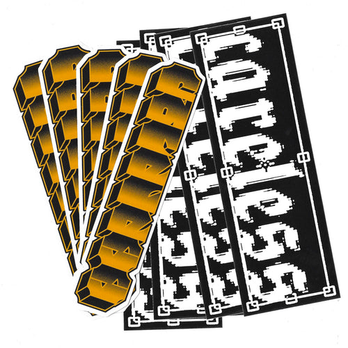 BLOCK TEXT STICKERS